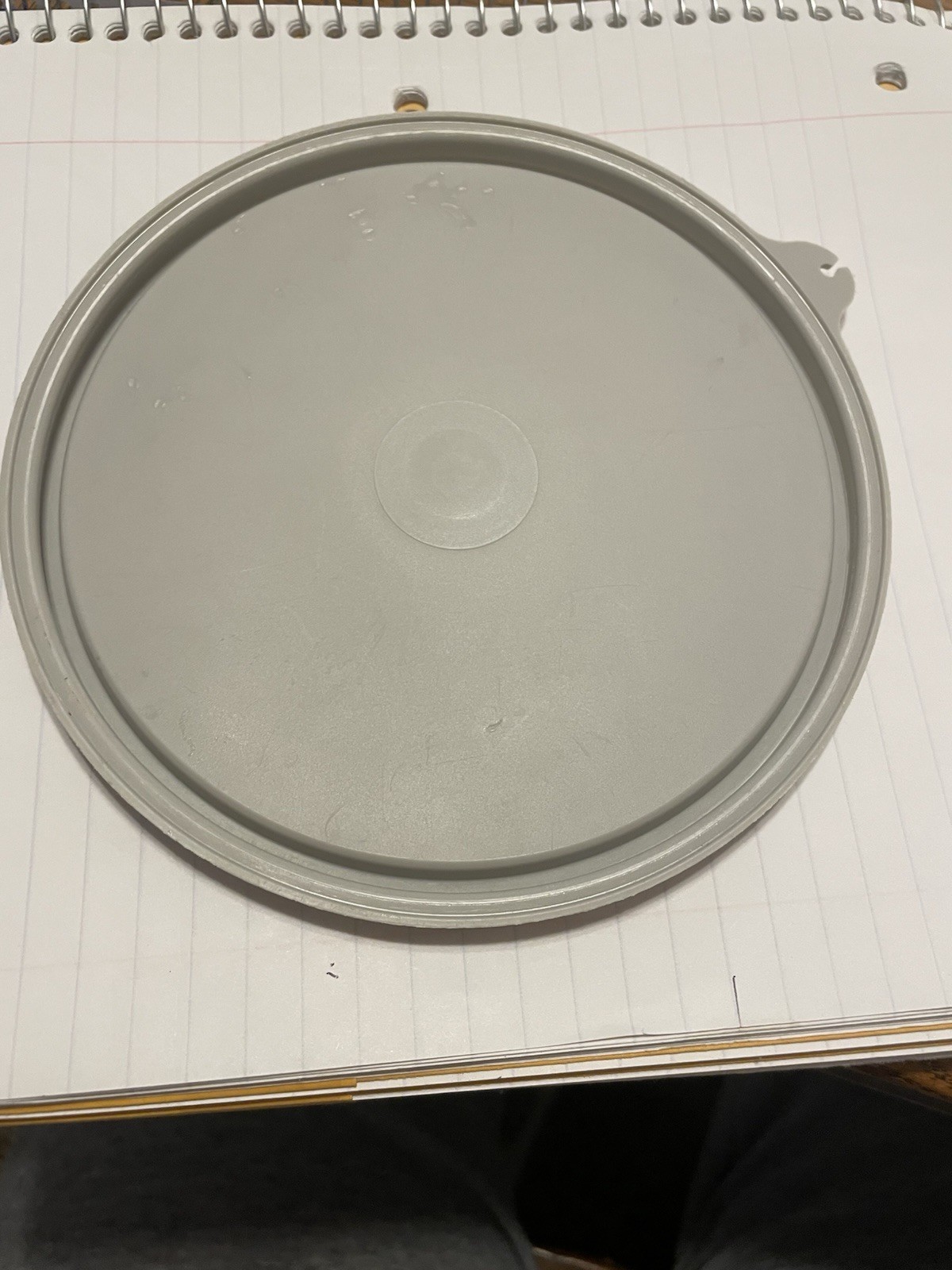Tupperware Replacement Lid Round Gray 6.5″ #227-27