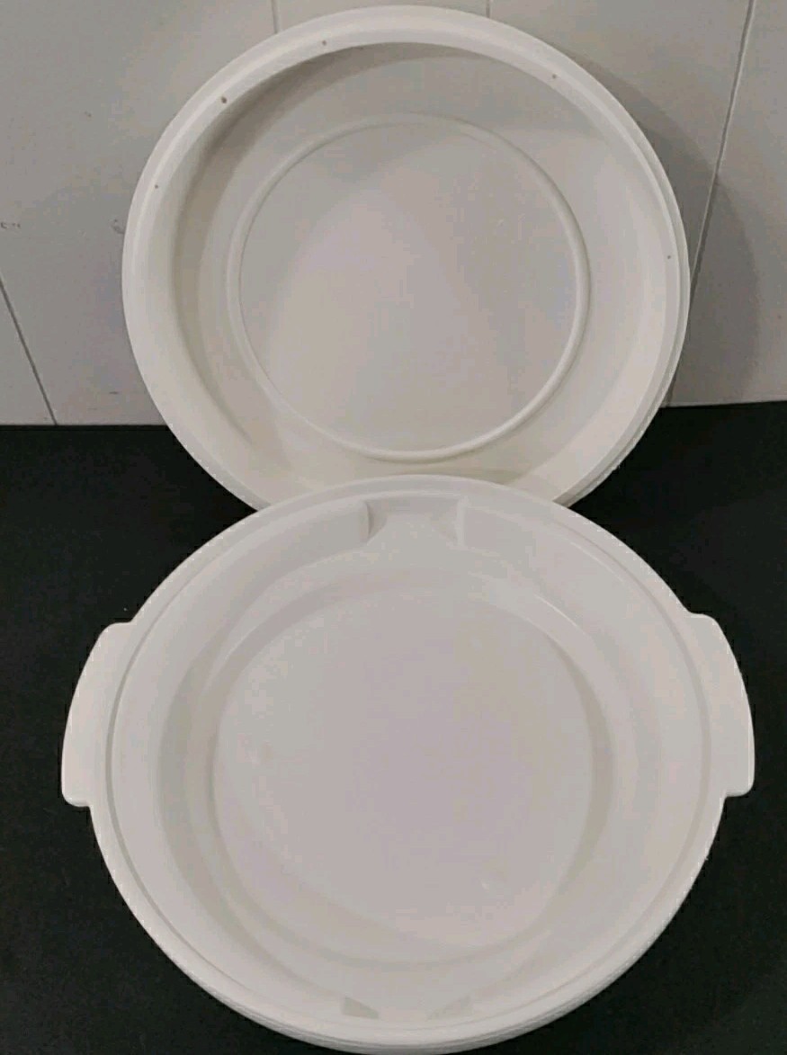 Aladdin Tempreserve Insulated Round Hot Cold Food Carrier Pie Dish Server