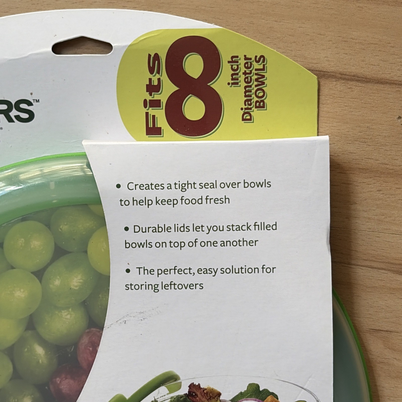 Farberware Bowl Huggers Fits 8” Diameter 5163992 Seal Keep Food Fresh Store