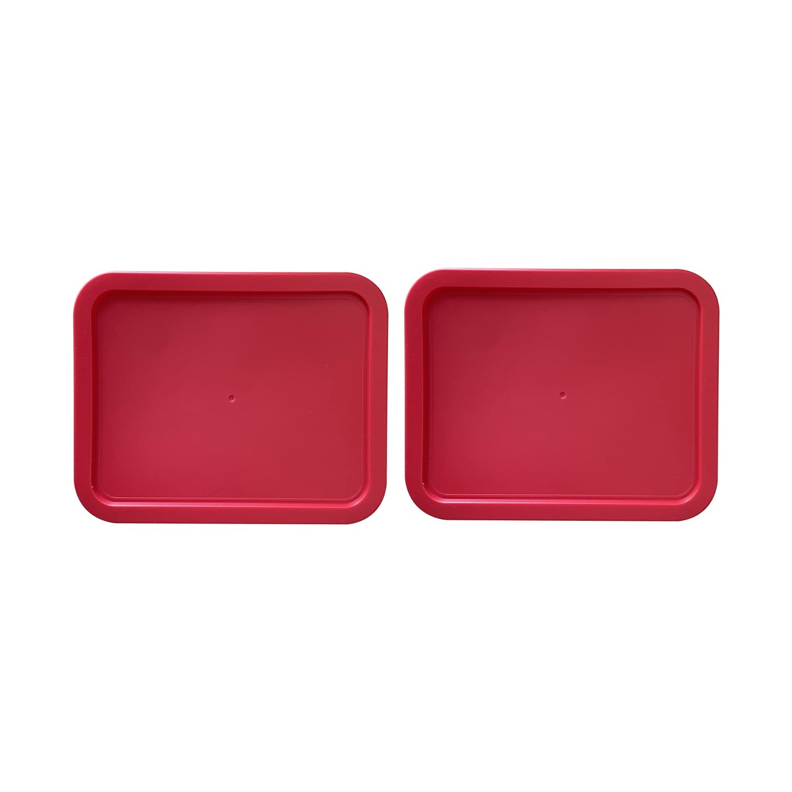 Replacement Lids for Pyrex 7212-PC 11-Cup Rectangle Red 8″ x 9.75″ 2-Pack