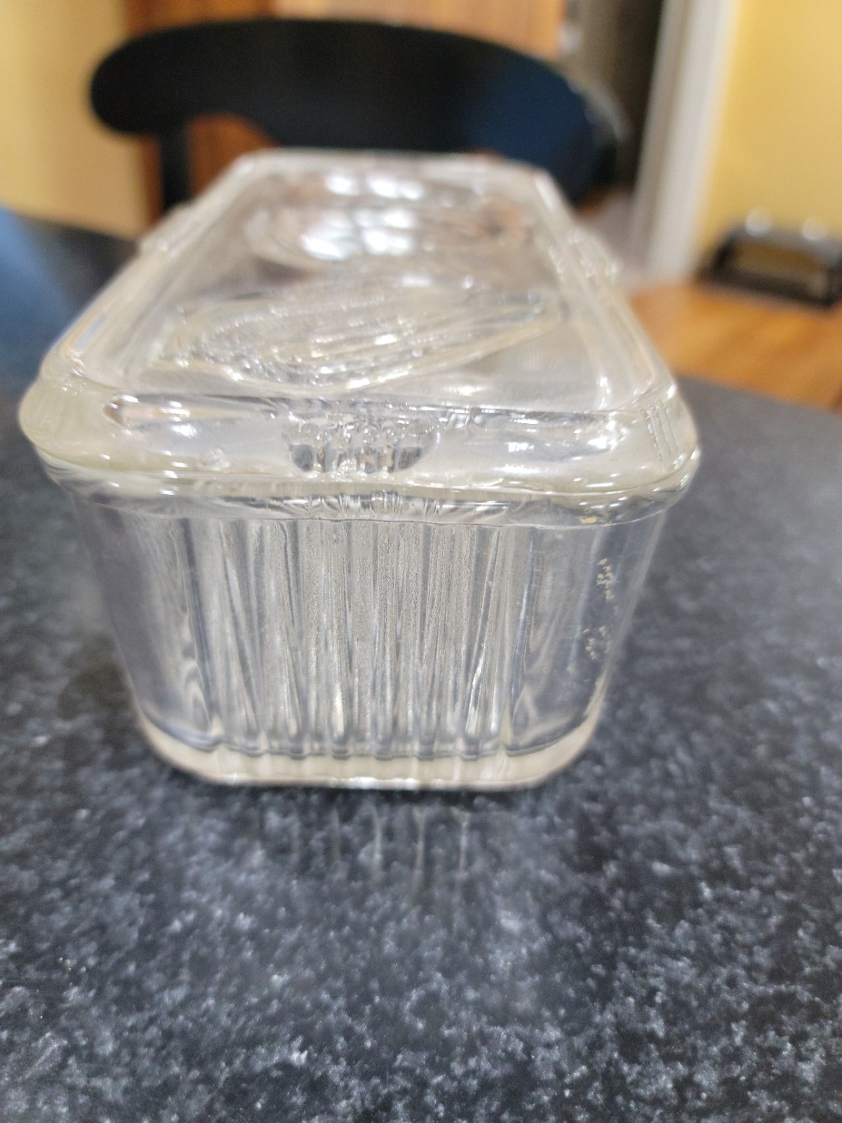 Vintage Federal Glass rectangular refrigerator dish