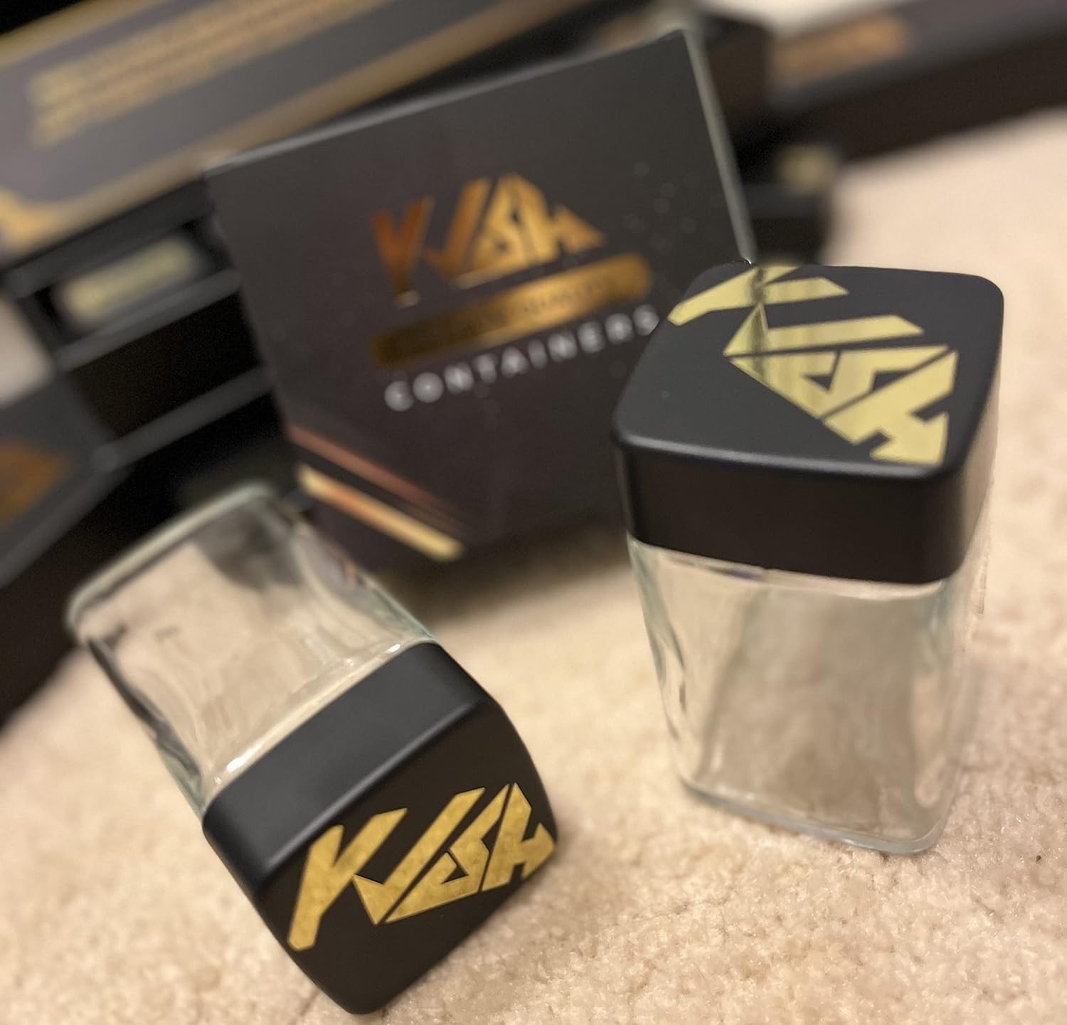 KVSH 4oz Square Containers 2 Pack New In Box