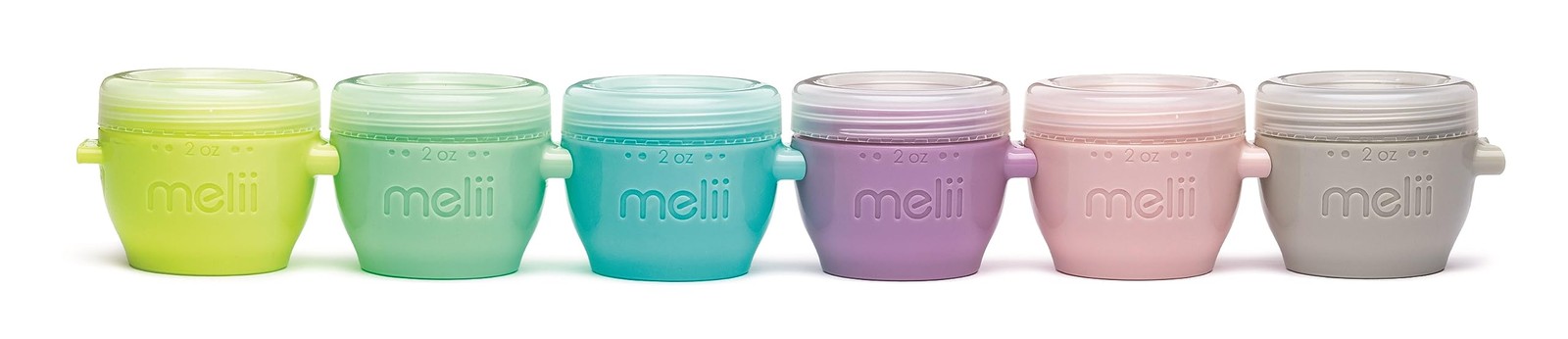melii Snap & Go Baby Food Storage Containers | 6 Count (Pack of 1), Original