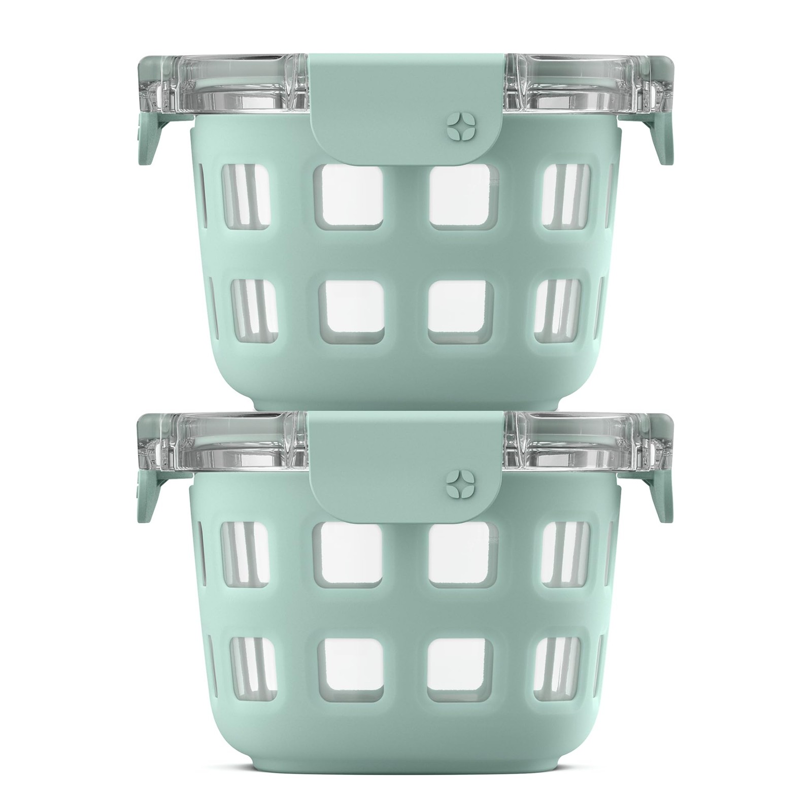 Duraglass 2-Pack 2 Cup Reusable Glass Container Jar with Leak Proof Lids and …