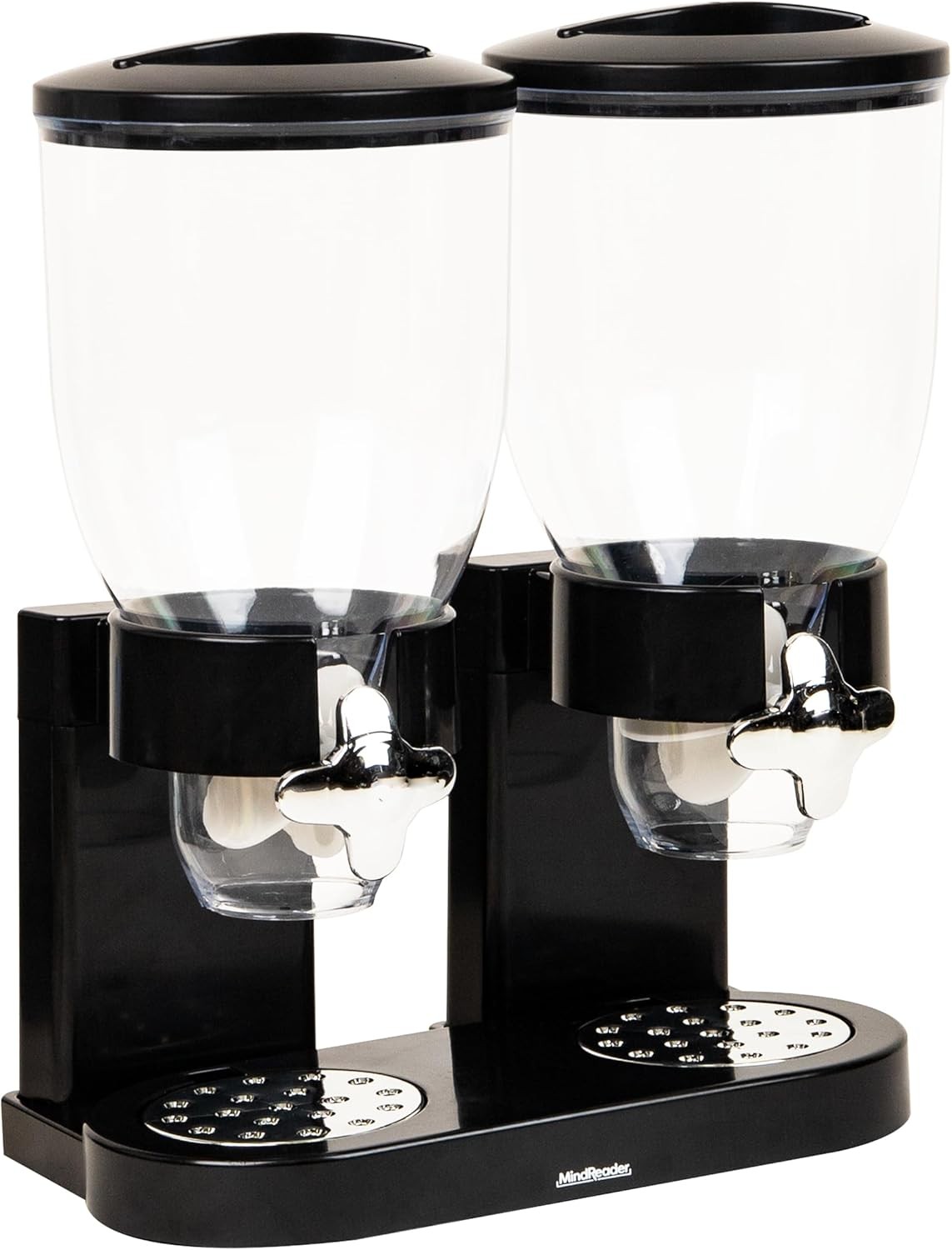 Double Dry Food Dispenser, 2 x 3.5L Countertop Containers for Cereal, Granola,