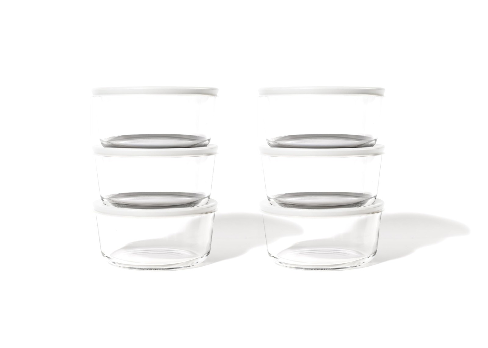 12-Piece Glass Food Storage Containers Set (6 Containers + 6 BPA-Free Lids) |…