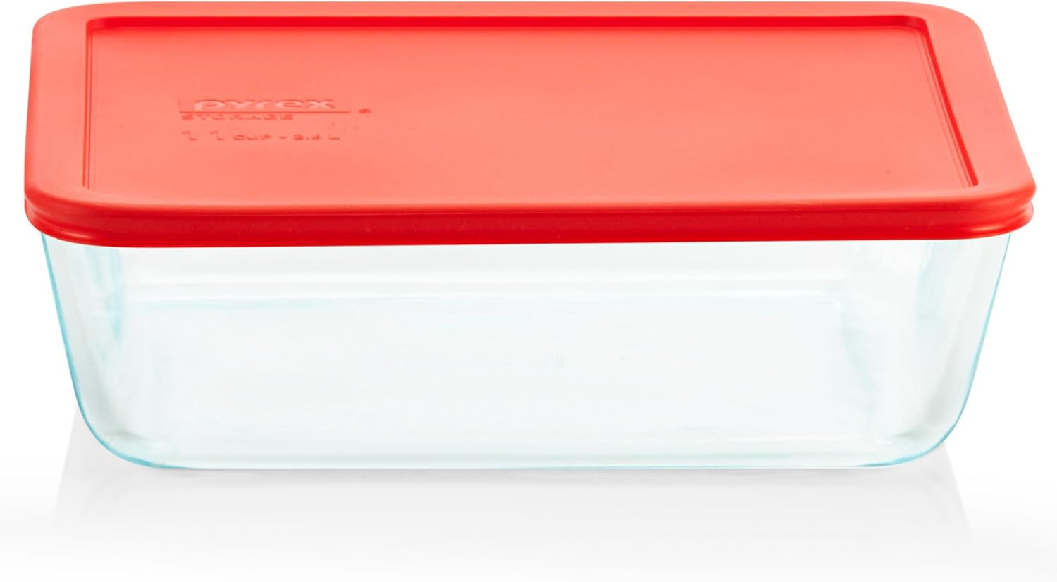 Pyrex Simply Store Glass Food Storage Container, Snug Fit Non-Toxic Plastic BPA-