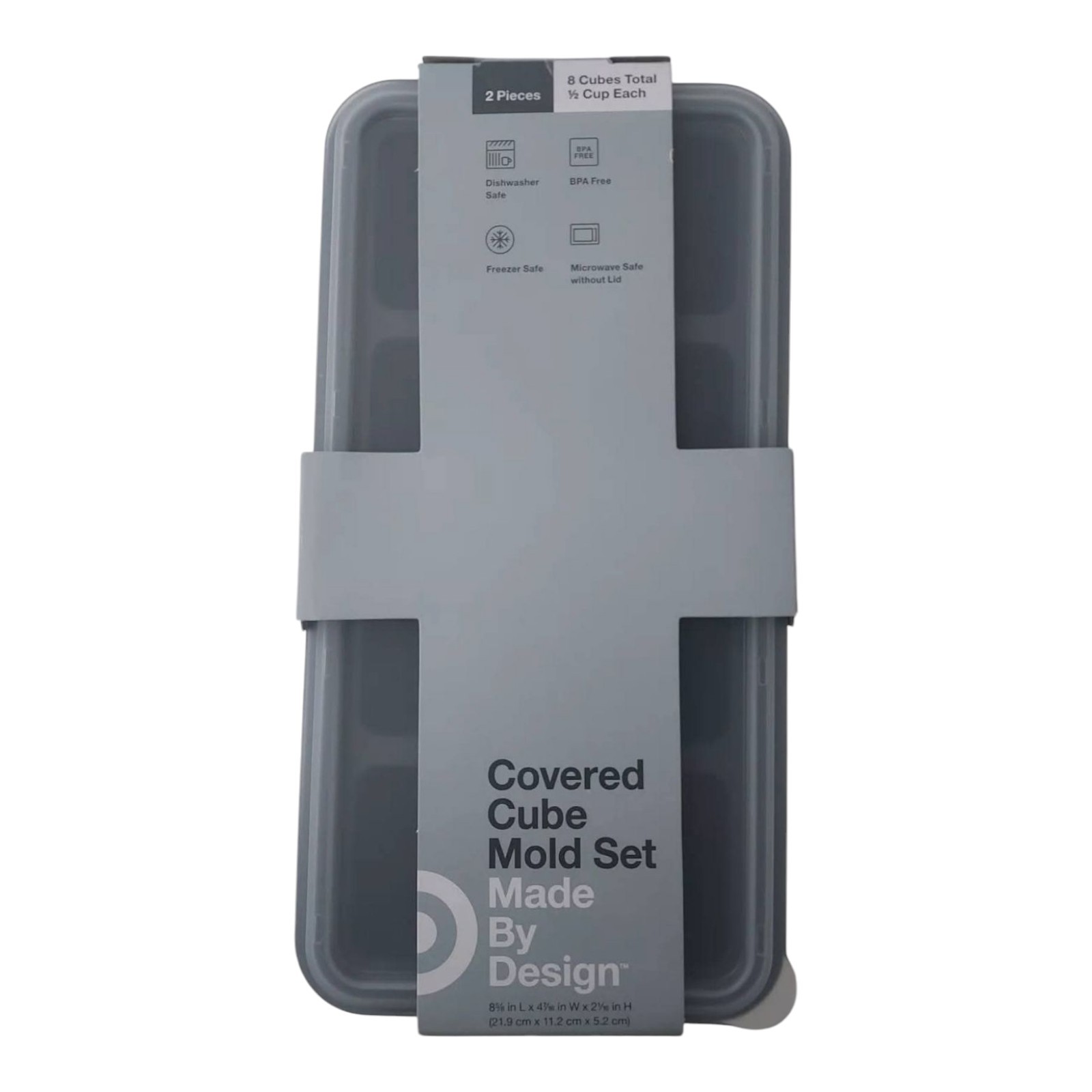 Made By Design Covered Cube Mold Set 8 Cubes Total Target BPA Free