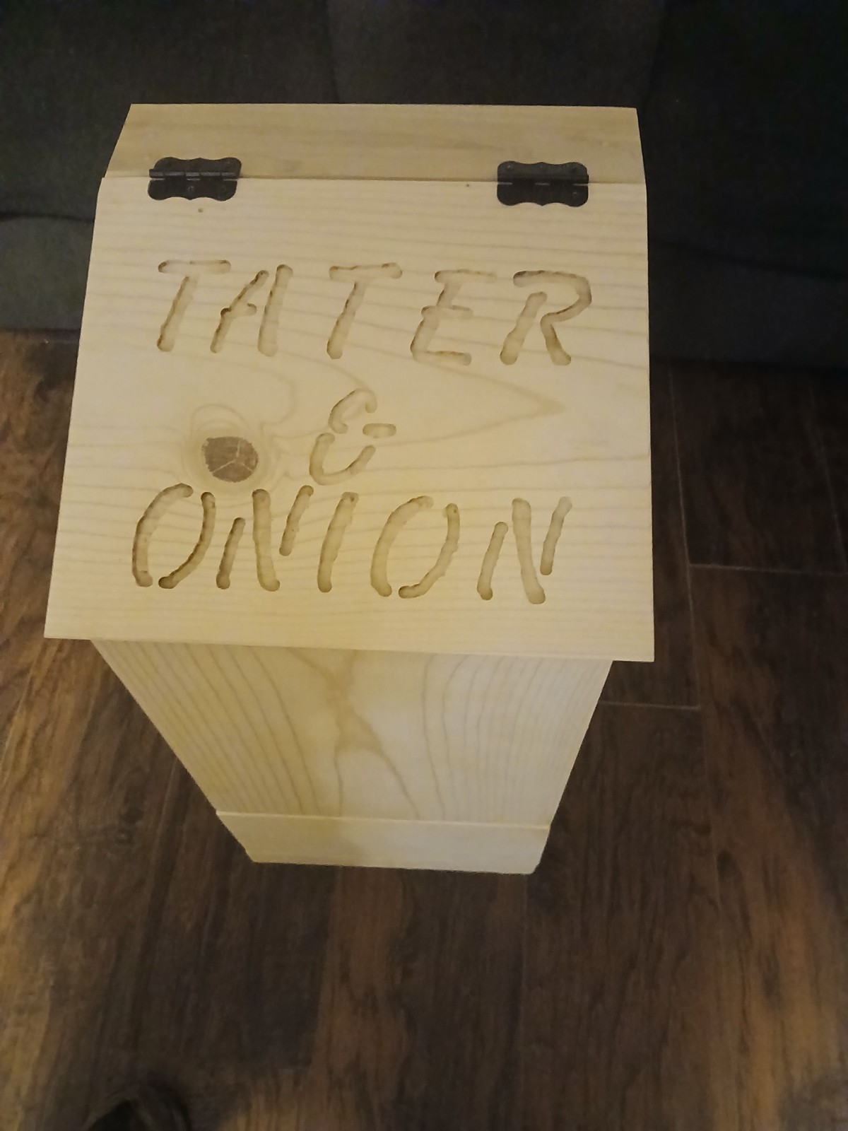 tater and onion bin