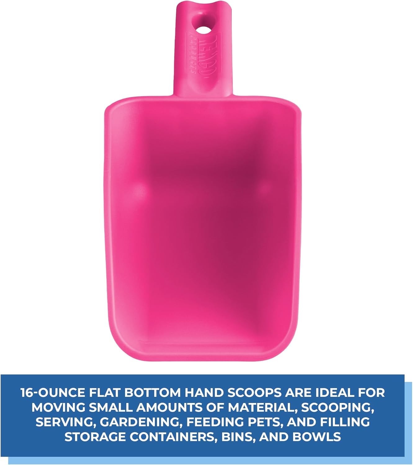 Vikan Remco 63001 Color-Coded Plastic Hand Scoop – BPA-Free Food-Safe Kitchen…
