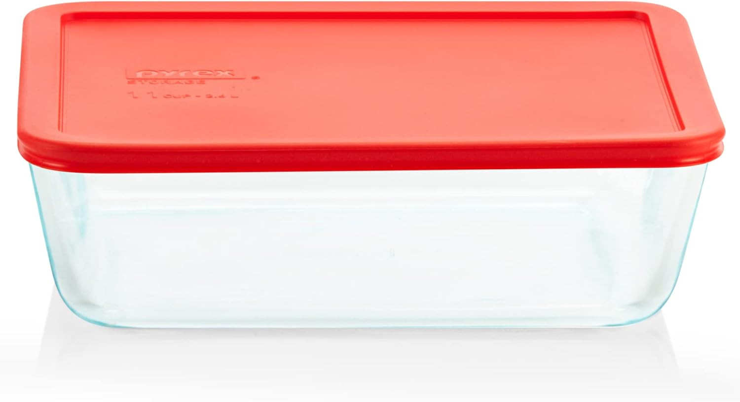 Simply Store Glass Storage Container, Snug Fit Non-Toxic Plastic Bpa-Free Lids,