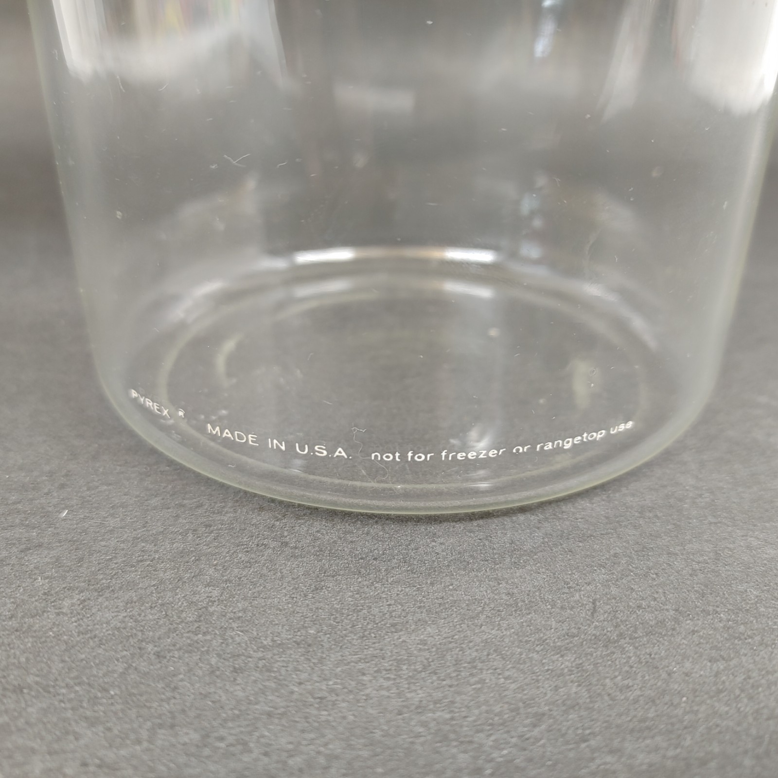 Vintage Pyrex Country Festival Bluebird Storage Glass Container Plastic Lid 1975