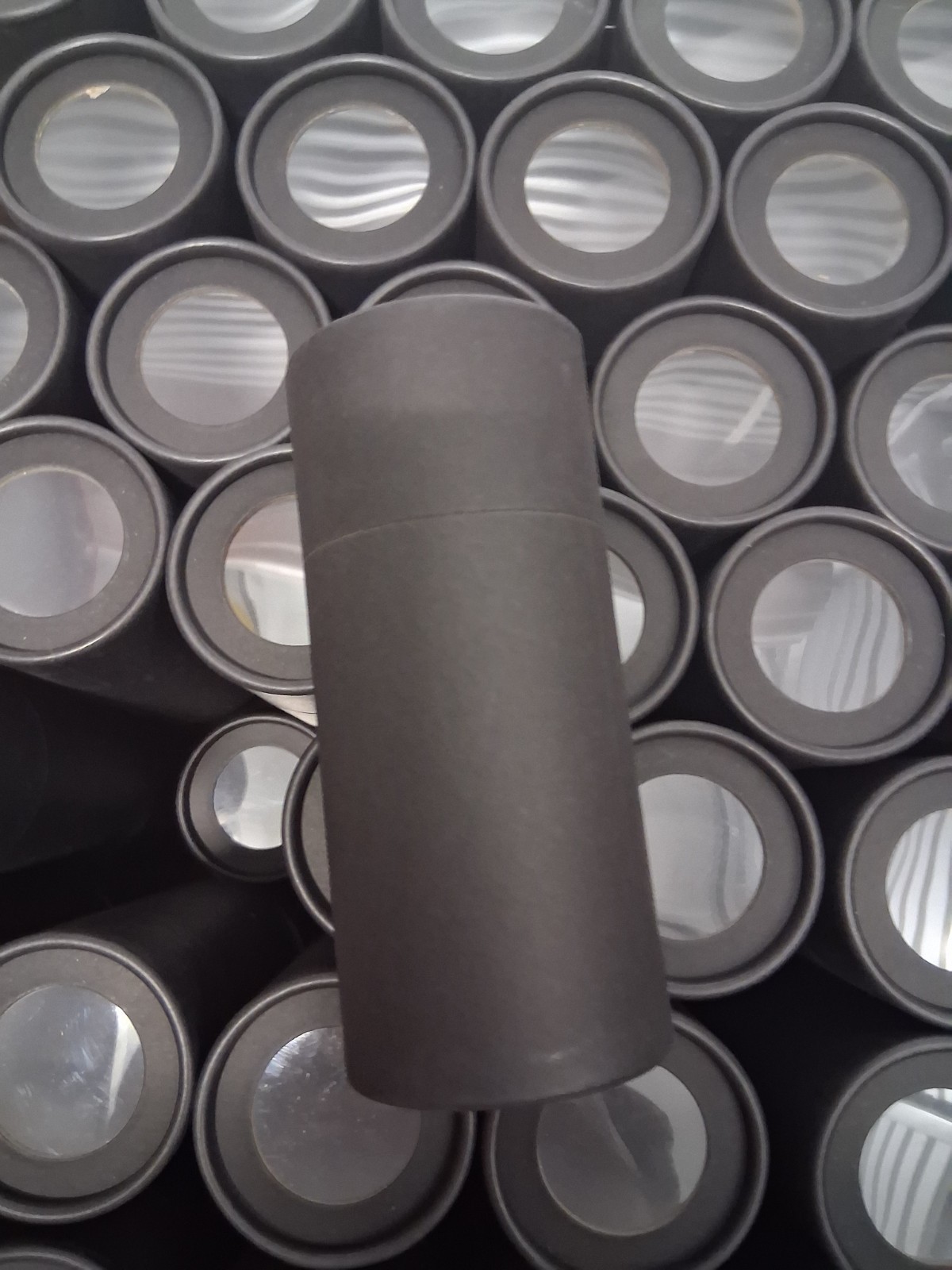 5oz Kraft Container Tube With View Window 96 Pieces
