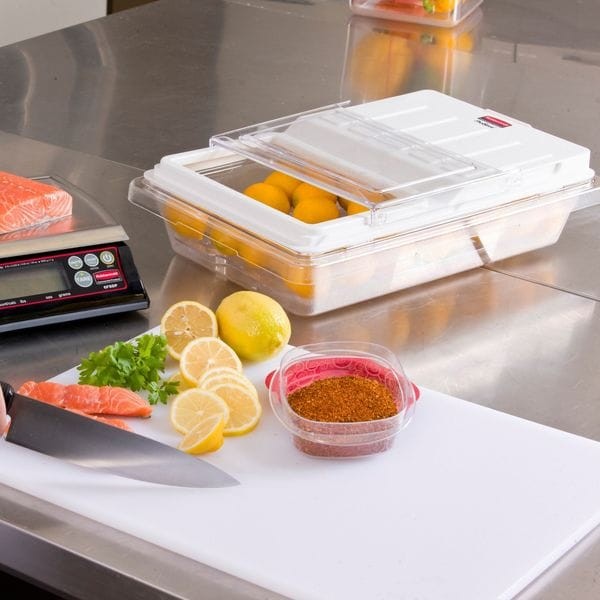 Rubbermaid Commercial Fg330700clr Food Box, 8 Qt., Clear