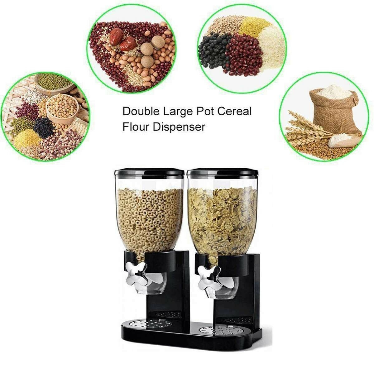 2L/4L Plastic Food Storage Containers Cereal Dispenser Bottle Multigrain Storage