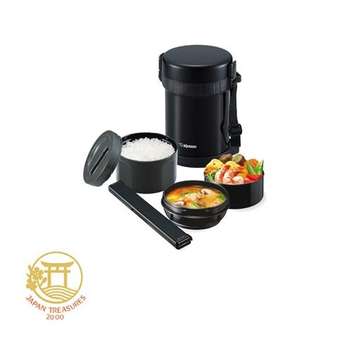 Zojirushi Insulated Lunch Box Stainless Steel Holds approximately 3 cups of rice