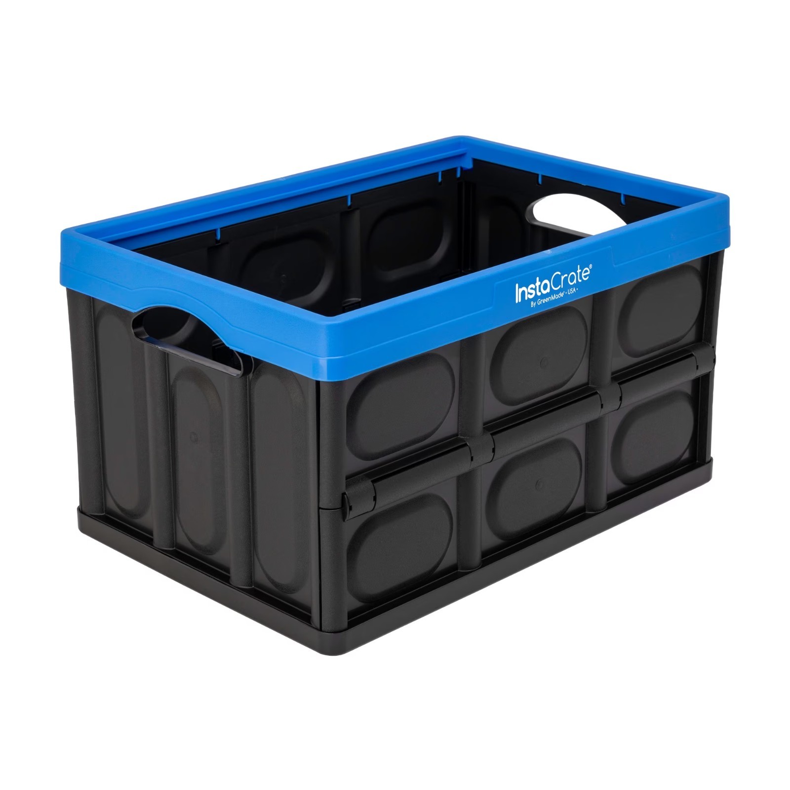 Greenmade Instacrate 12-Gallon Collapsible Plastic Storage Bin with Handles