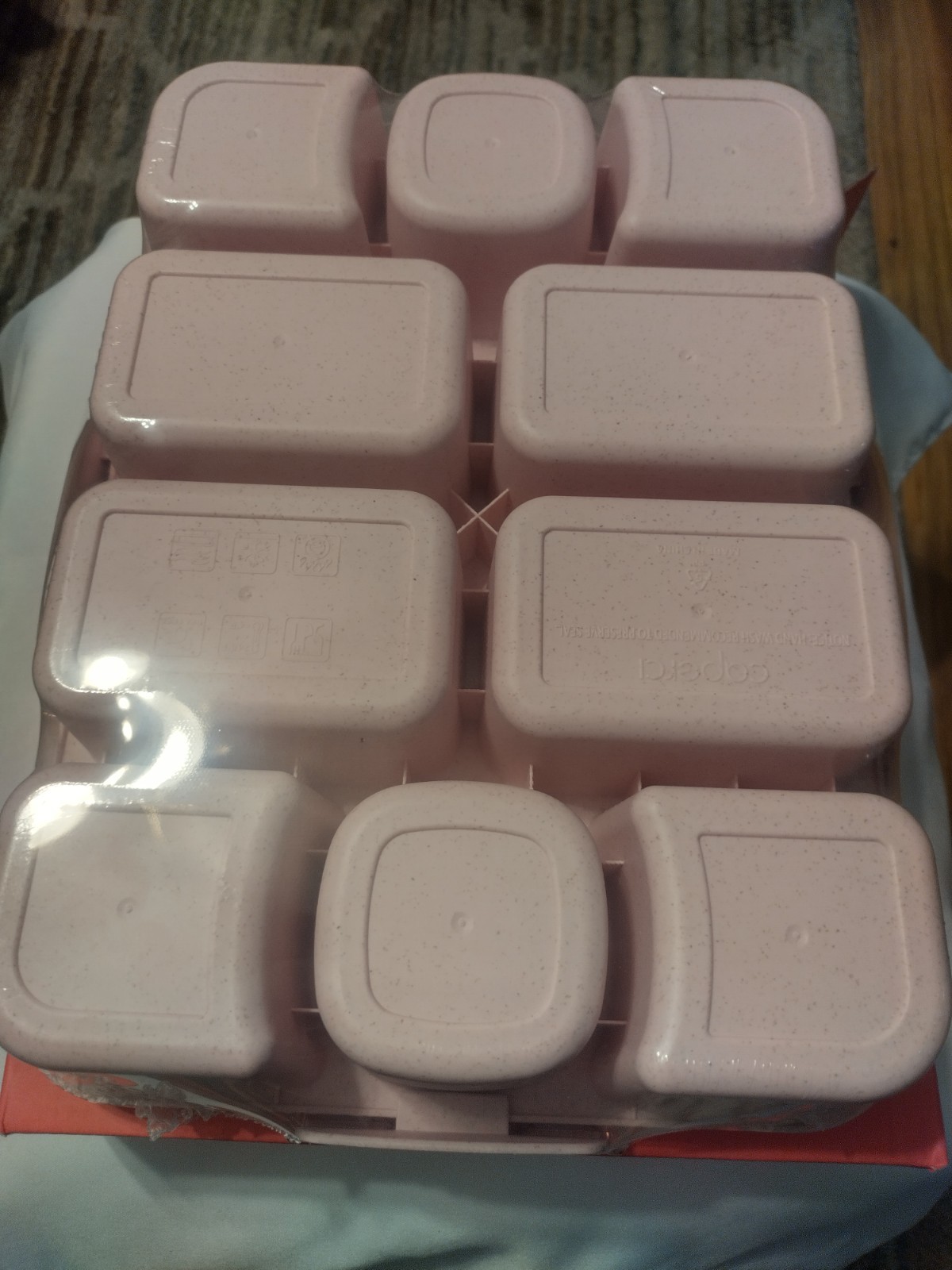 Caperci Snackle Box Container – Large 10-COMPARTMENT Divided Serving Tray with 2