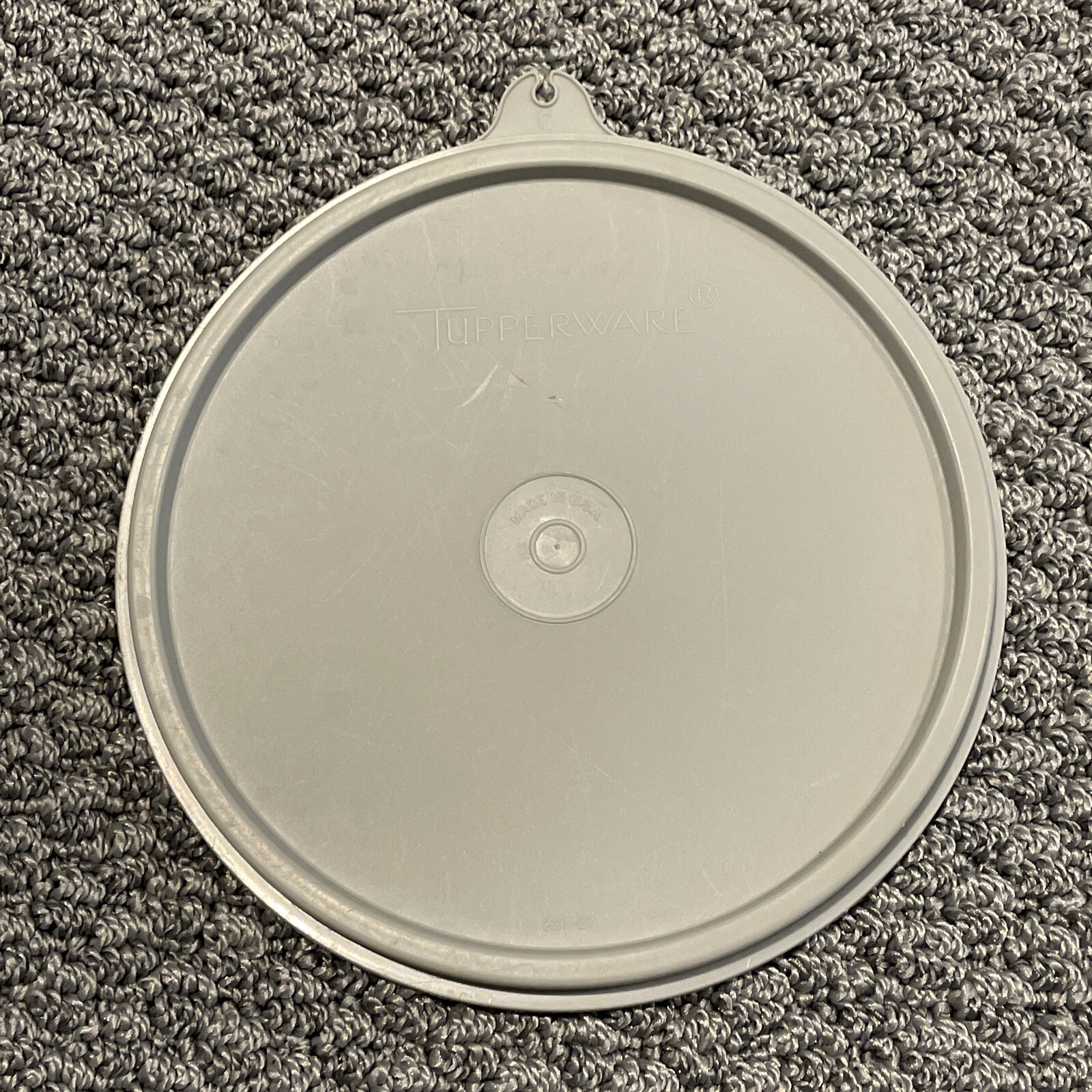Tupperware Replacement Lid Round Gray 6.5″ #227-27