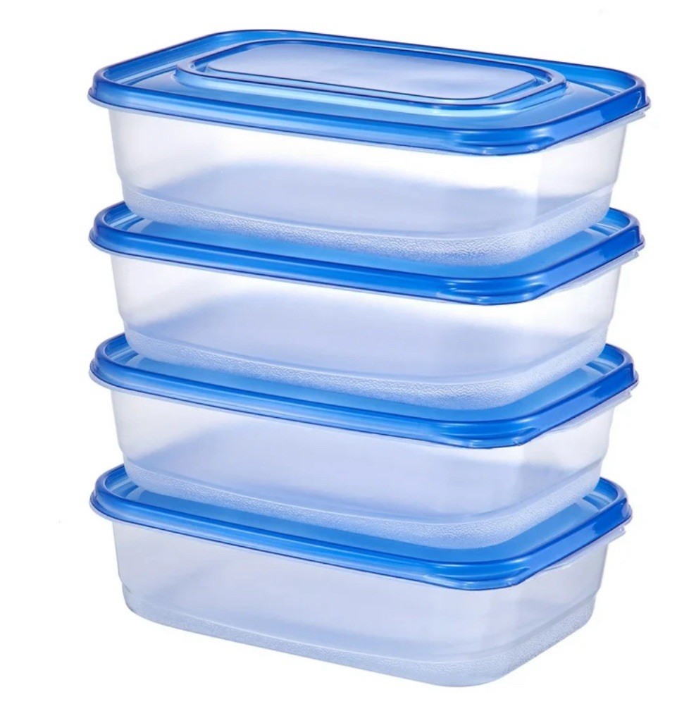 Mainstays 5.23Cup Plastic Rectangle Food Storage Container
