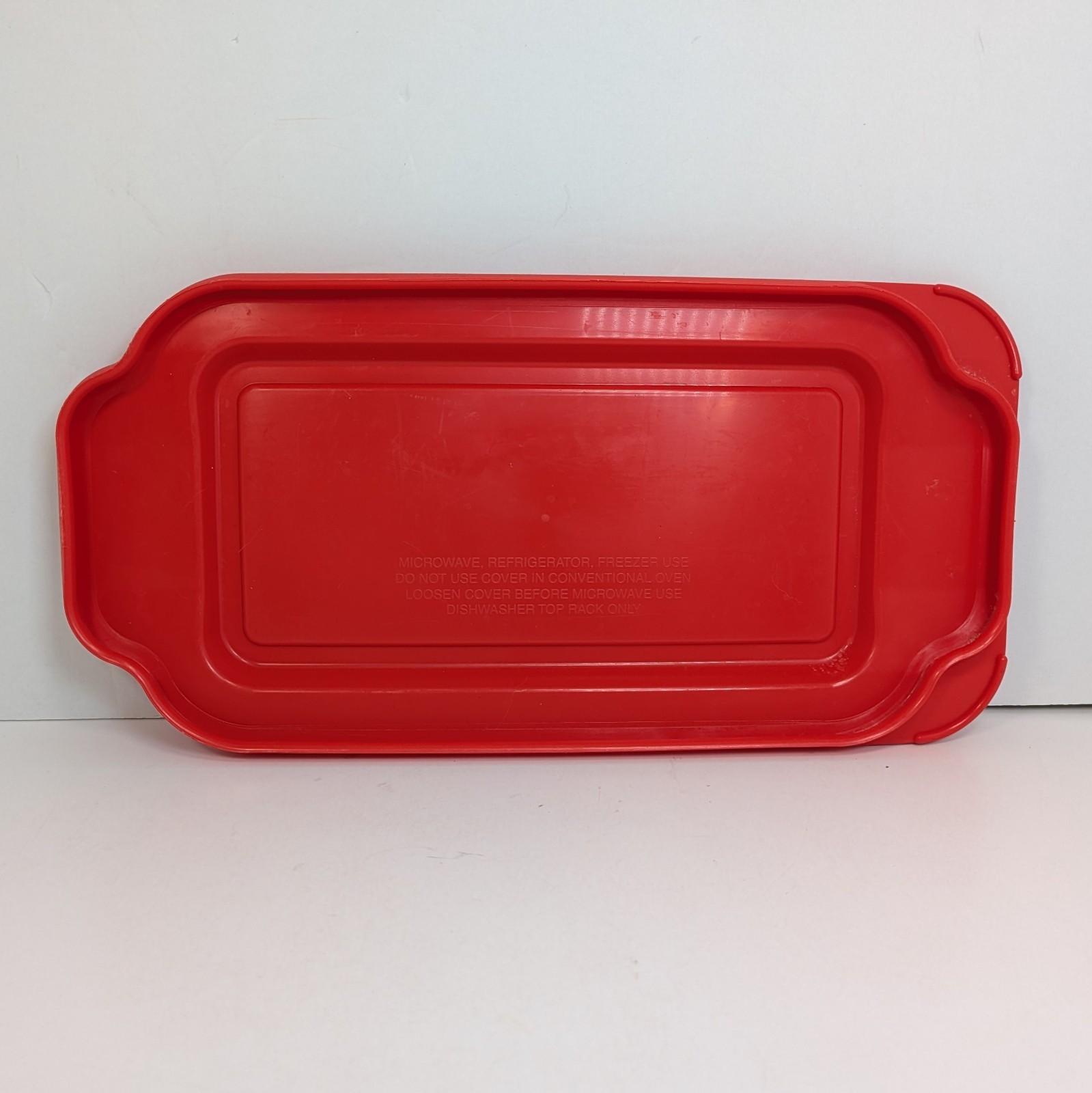 Pyrex 213-PC Red Replacement Lid For 1.5qt Rectangle Loaf USA