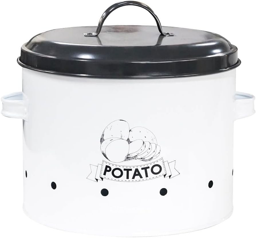 Potato Onion Garlic Storage Bin with Lid Set of 3 Kitchen Pantry Organizer an…