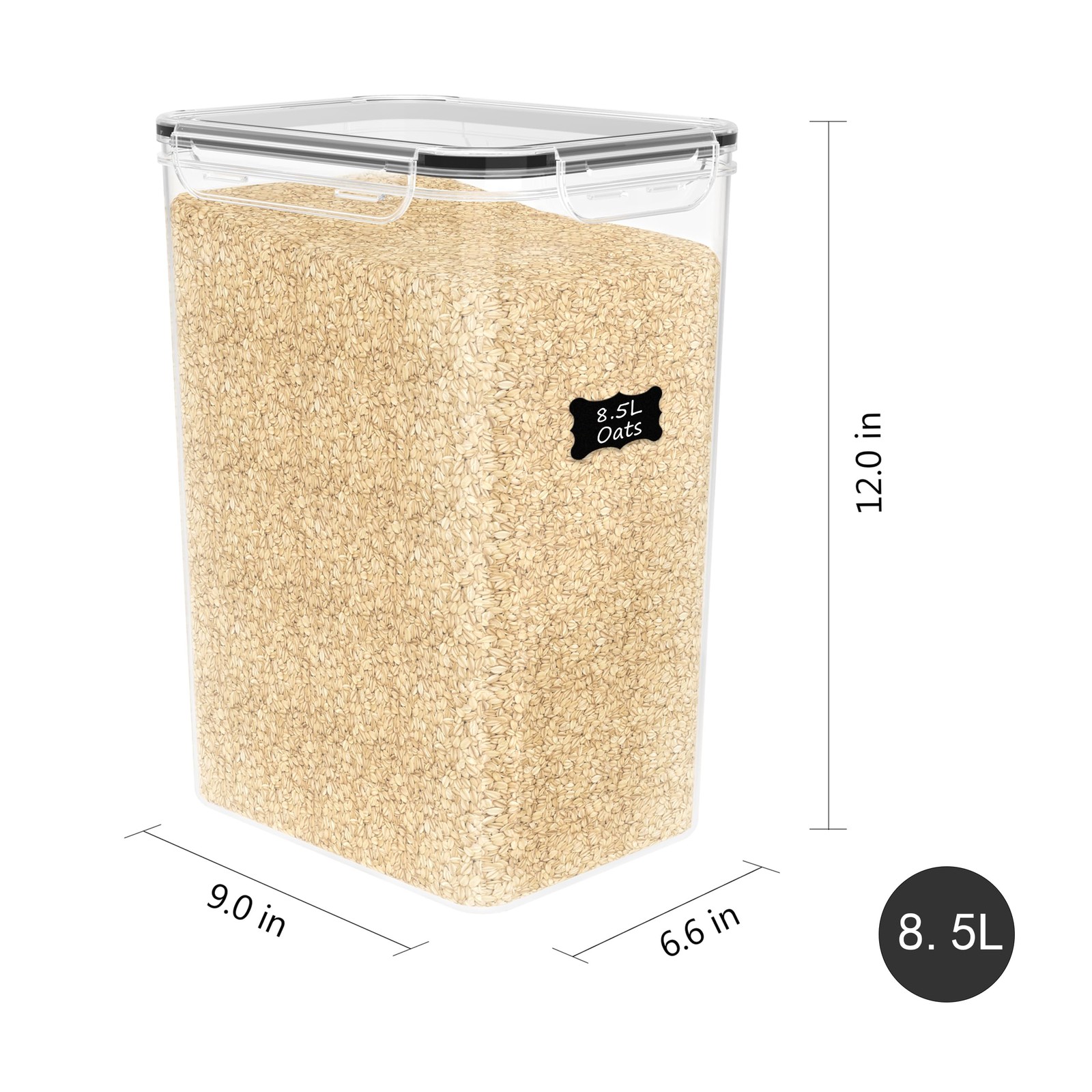 2 PC Flour Sugar Storage Containers (8.5L | 287 Oz) Extra Large Food Storage …