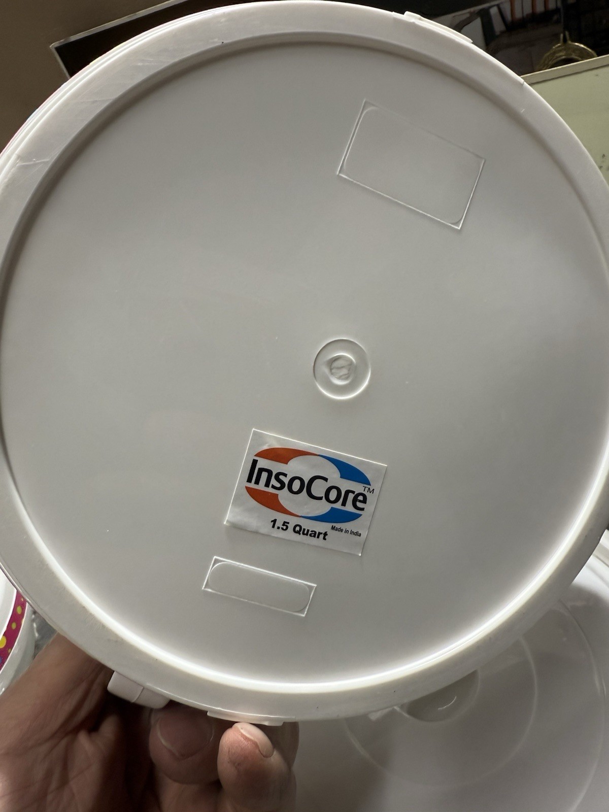 Insocore Insulated Food Storage Containers Nesting 3 Bowl Set W/ Lids & Dividers