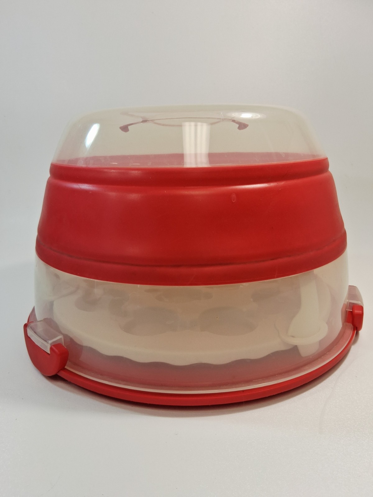 Prepworks Progressive Collapsible 2 Tier Cupcake Cake Carrier Snaplock Handle