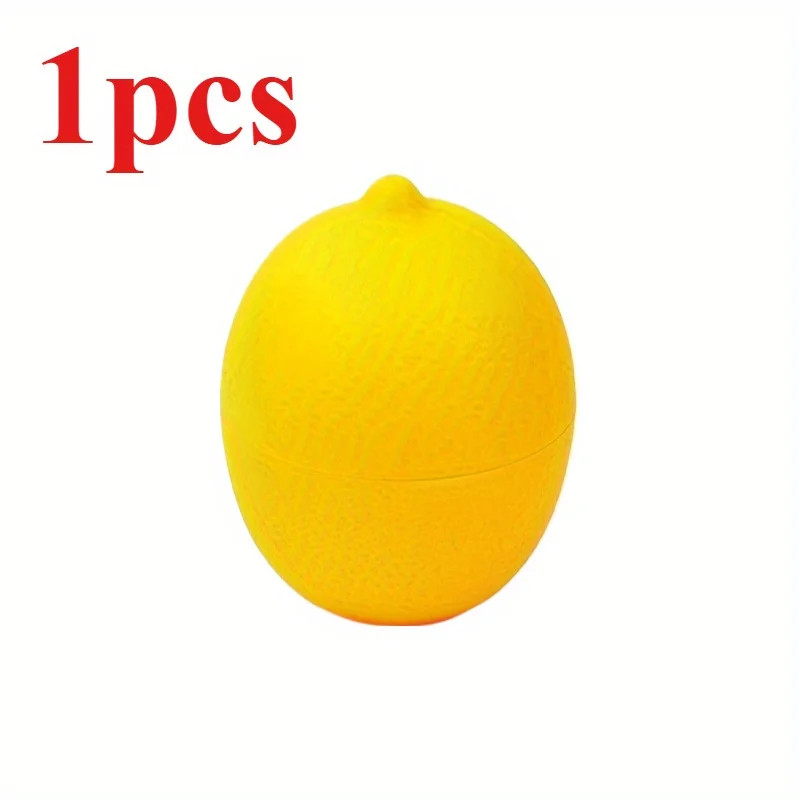 1pc Food Savers, Lemon & Onion Shaped, Multipurpose, Freezer Safe, Flip Top