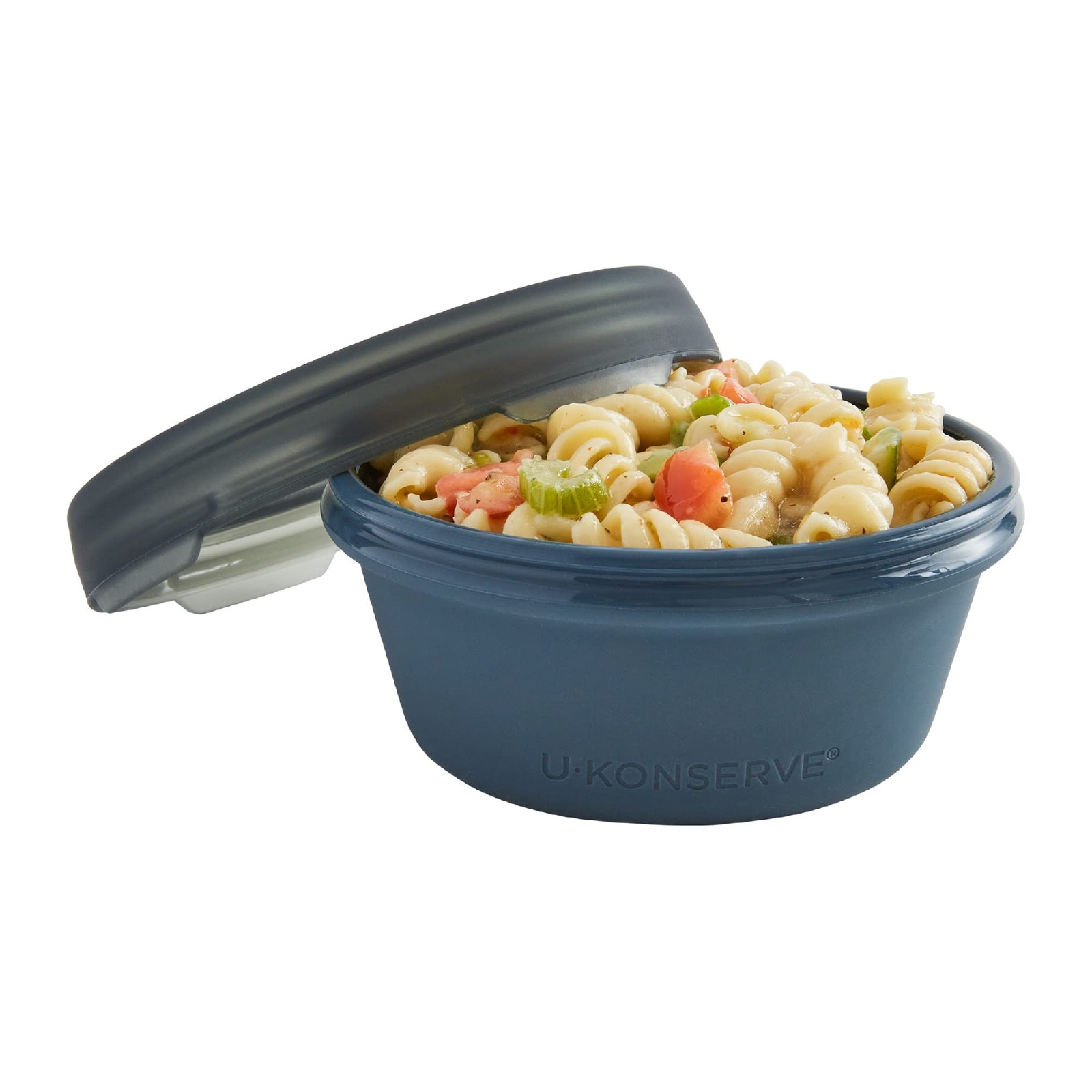 U Konserve Platinum Silicone Food Storage Bento Box 8 Ounce, Night Harvest