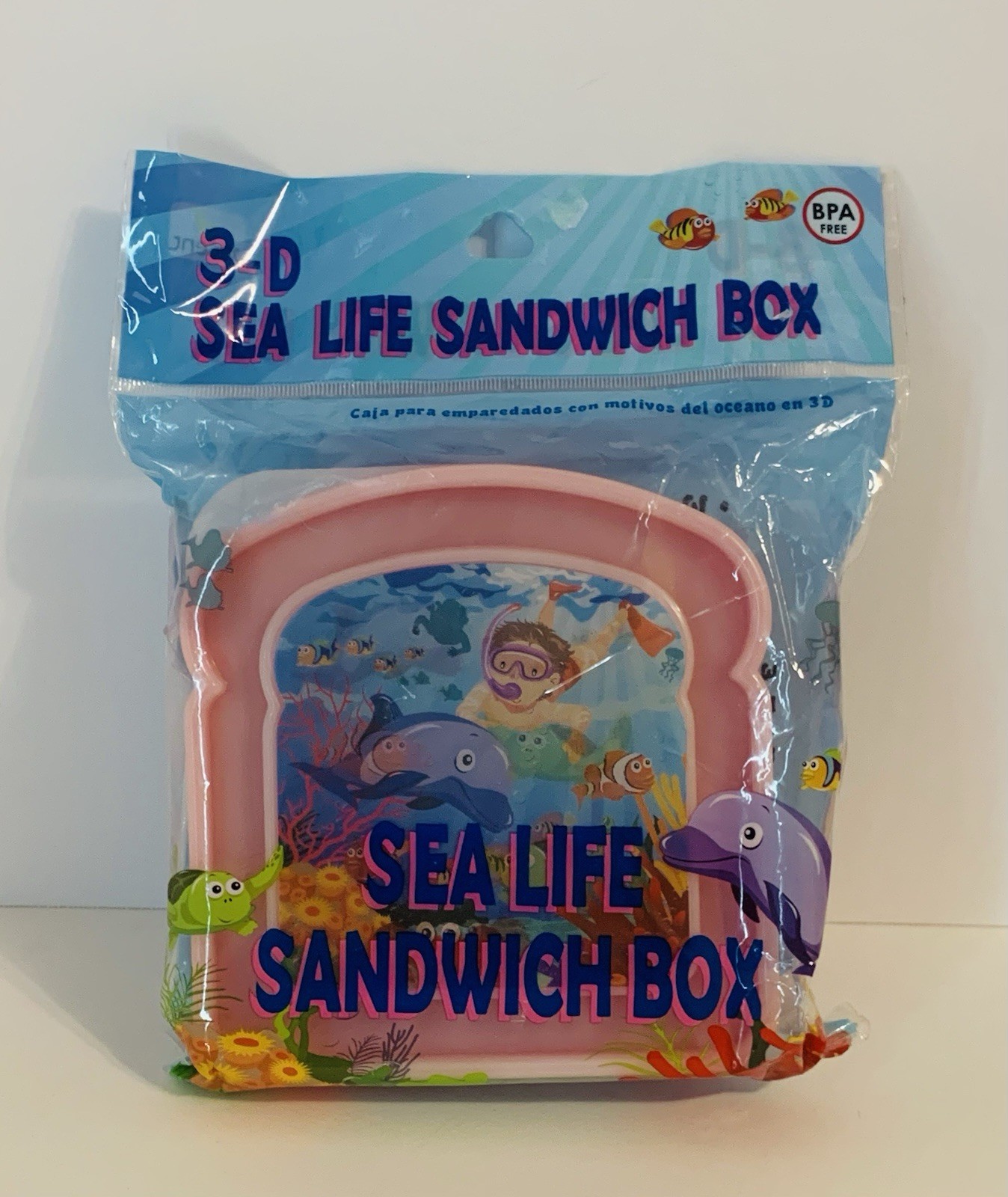 Brite Concepts 3-D Sea Life Sandwich Box Brand New