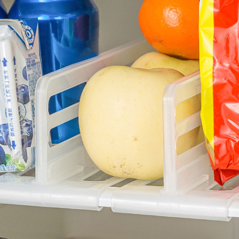 Plastic Refrigerator Partition Board Transparent Fridge Shelf Divider for Home