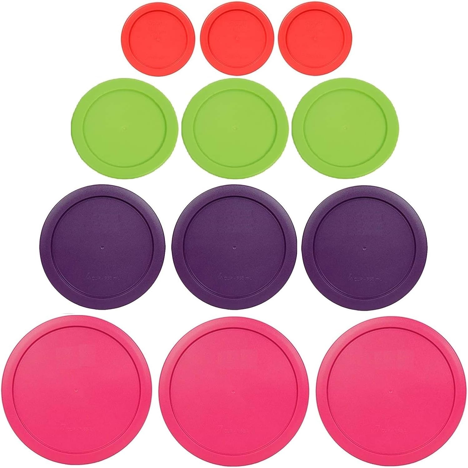 Purple, Pink Replacement Lids/Covers for Pyrex, Anchor Hocking & KlareWare