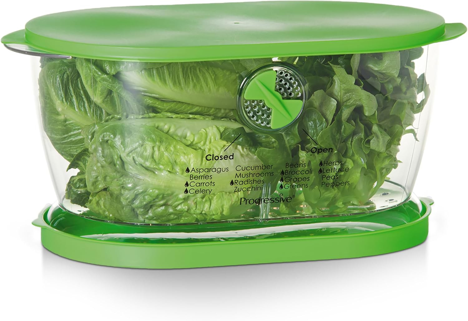 Prep Solutions by Lettuce Keeper Produce Storage Container, 4.7 Quarts, Green (