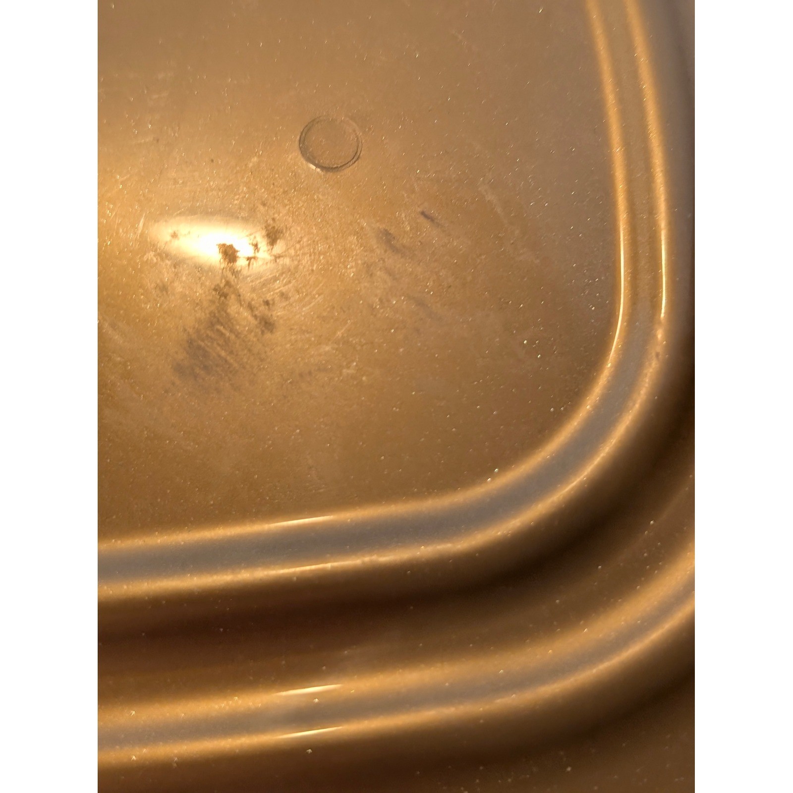 Rubbermaid TakeAlongs Rectangular Food Storage Containers Gold Lids 4.7 Cup 2pk