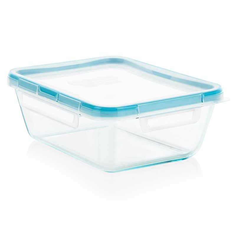 Airtight Glass Food Storage Container 8 Cup Leak Proof Stackable BPA Free New