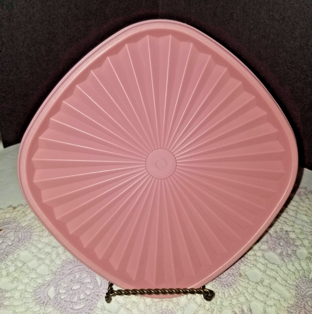 VIN. Dessert Rose TUPPERWARE #837 Servalier Replacement Seal FOR 8″ Bowls #836