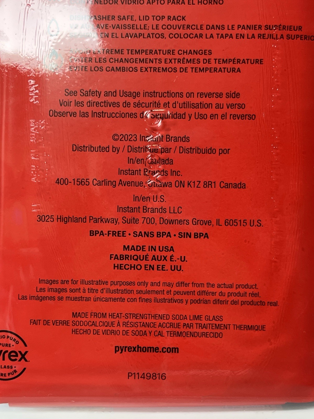 Lot of 2 Pyrex Simply Store It 11 Cup Rectangle Glass Storage Dish with Blue Lid