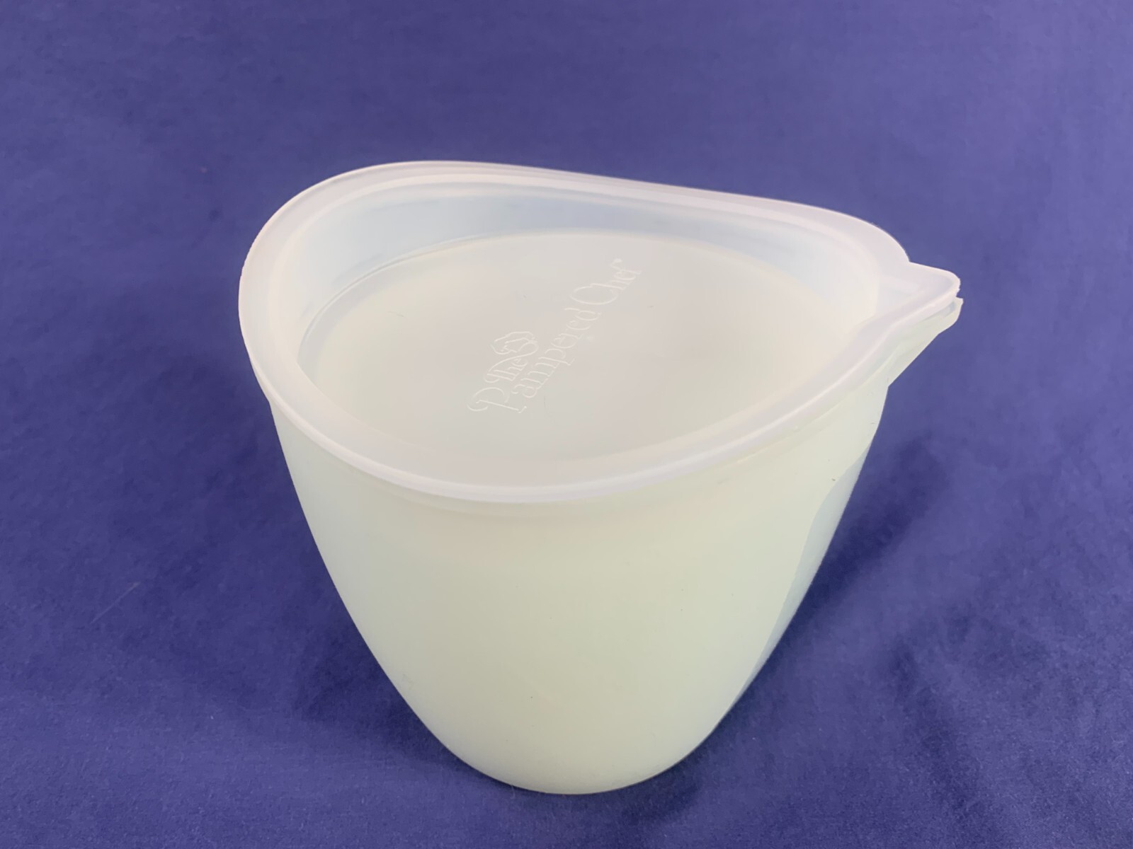 3 pc Set ~ THE PAMPERED CHEF #1751 Nesting Bowls for Prep Storage 1, 2 & 3 Cup