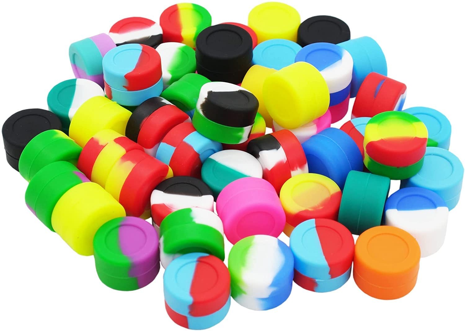 3Ml Wax Silicone Containers Concentrate Airtight Oil Non-Stick Jars Food Grade (