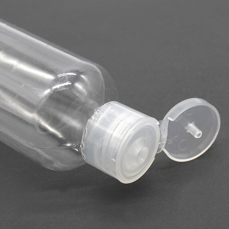 100ml 150ml 180ml 200ml 250ml Round Plastic Fruit Juice / Smoothie Bottle + Caps