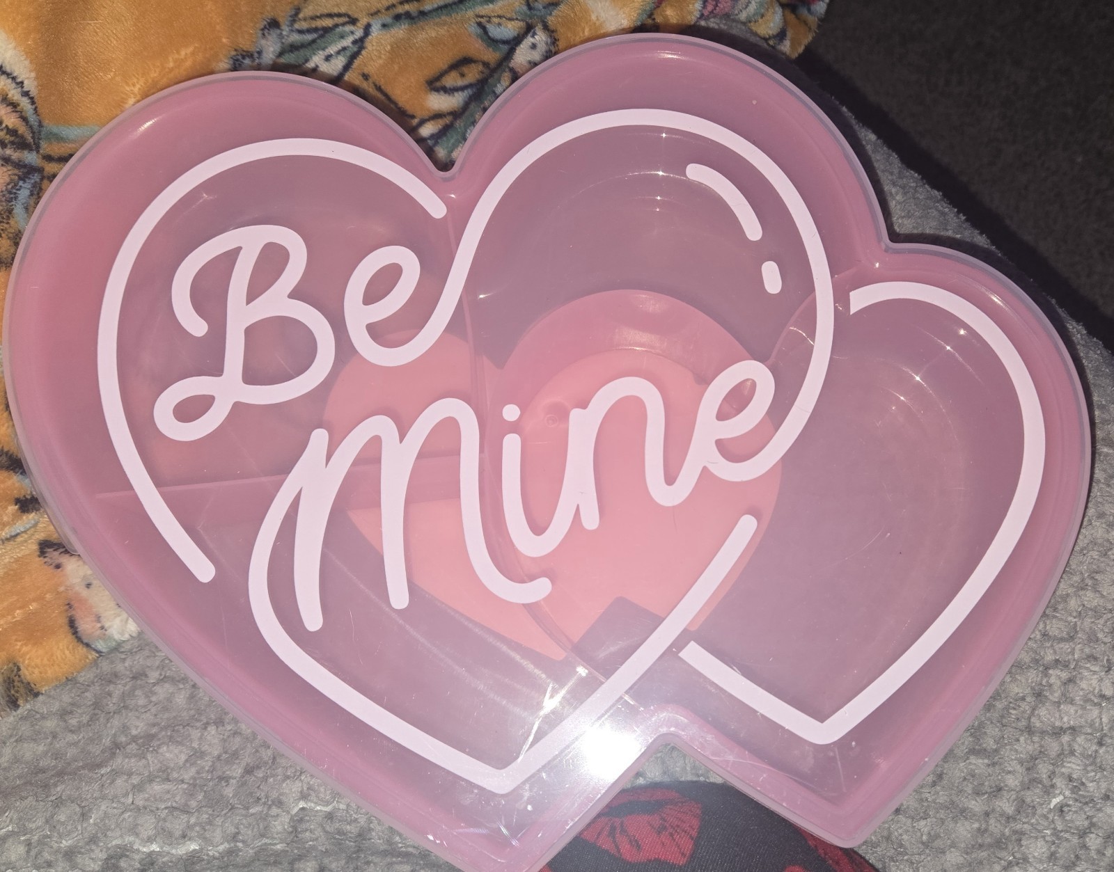 3 “Be Mine” heart-shaped snack box from the Cook with Color Valentine collection