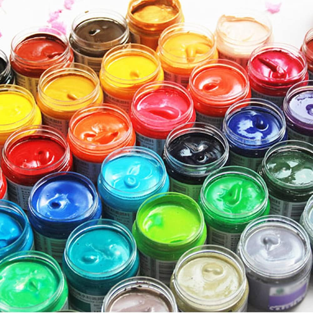 36 Pack 2 Oz Plastic Container Jars with Lids BPA Free, Empty round Clear Cosmet