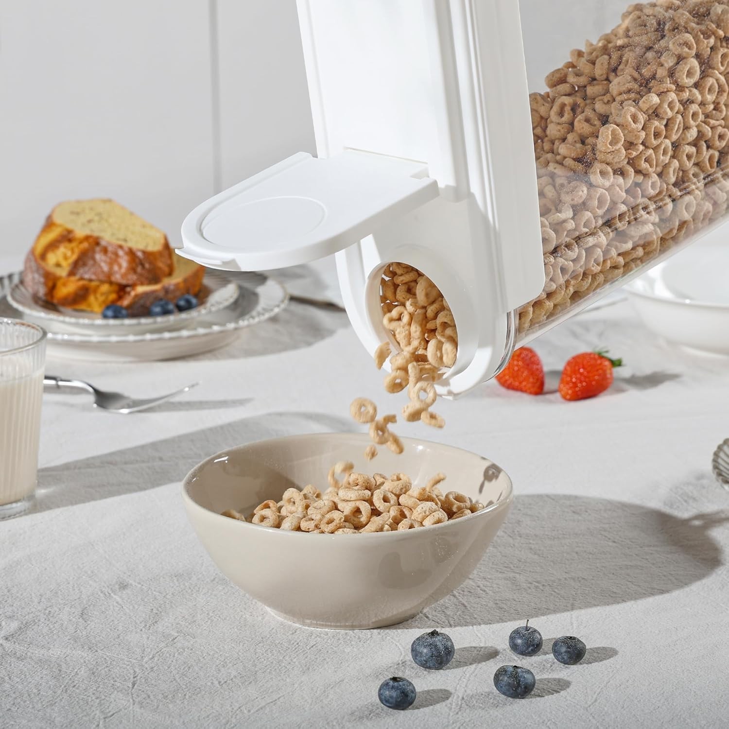 Vtopmart Cereal Containers Set 3 PCS Airtight Food Storage Containers