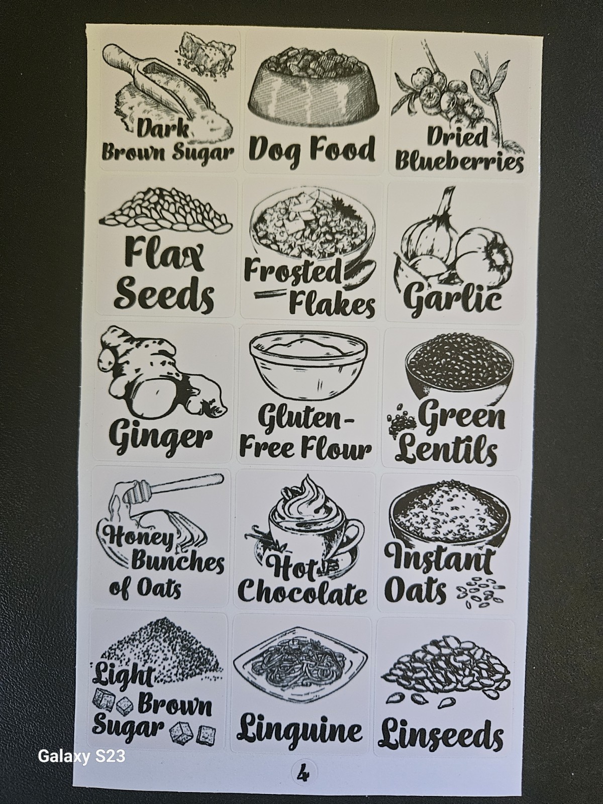 75 Pc Aesthetic Pantry Labels