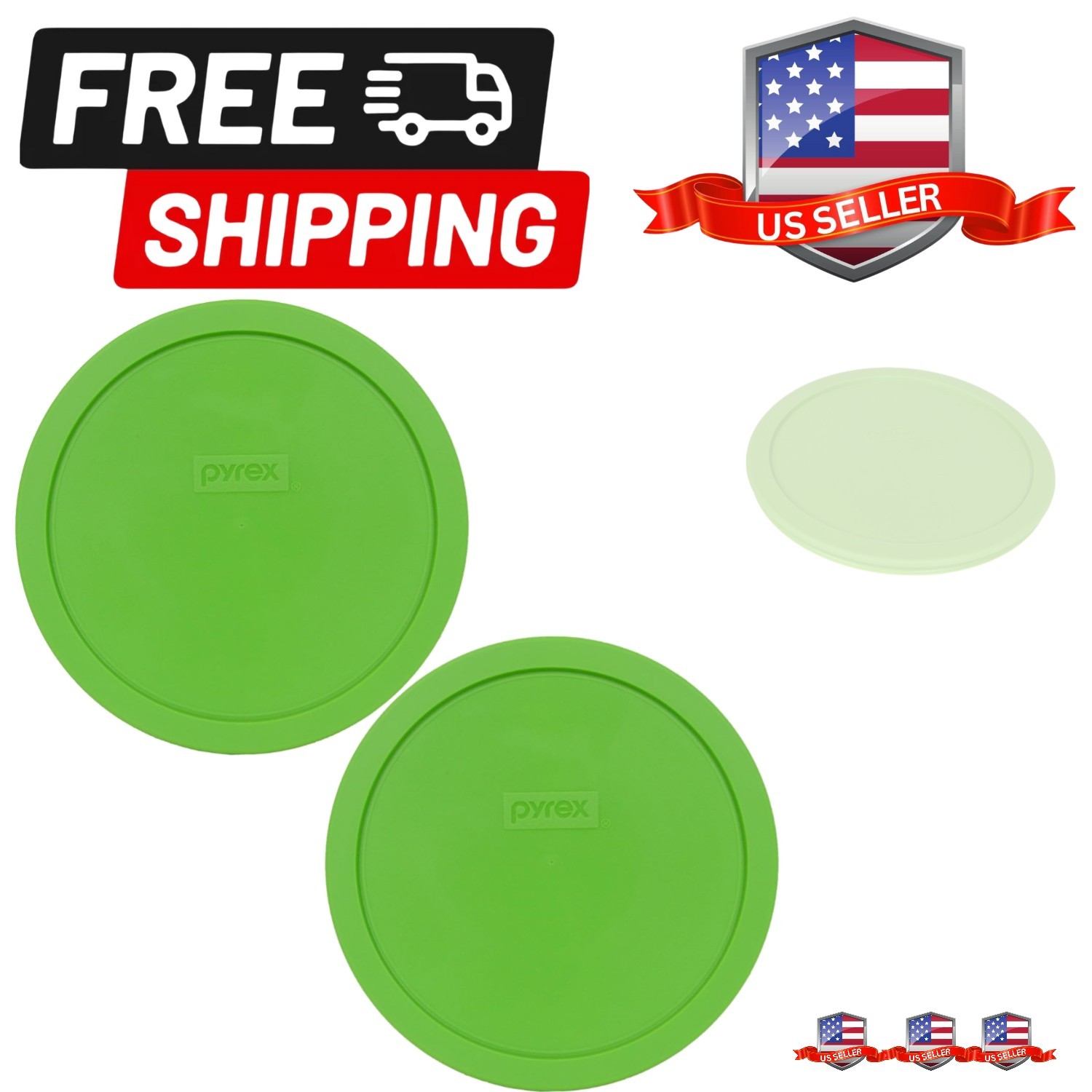 7402-PC 6/7-Cup Green Food Storage Replacement Lid 2-Pack –