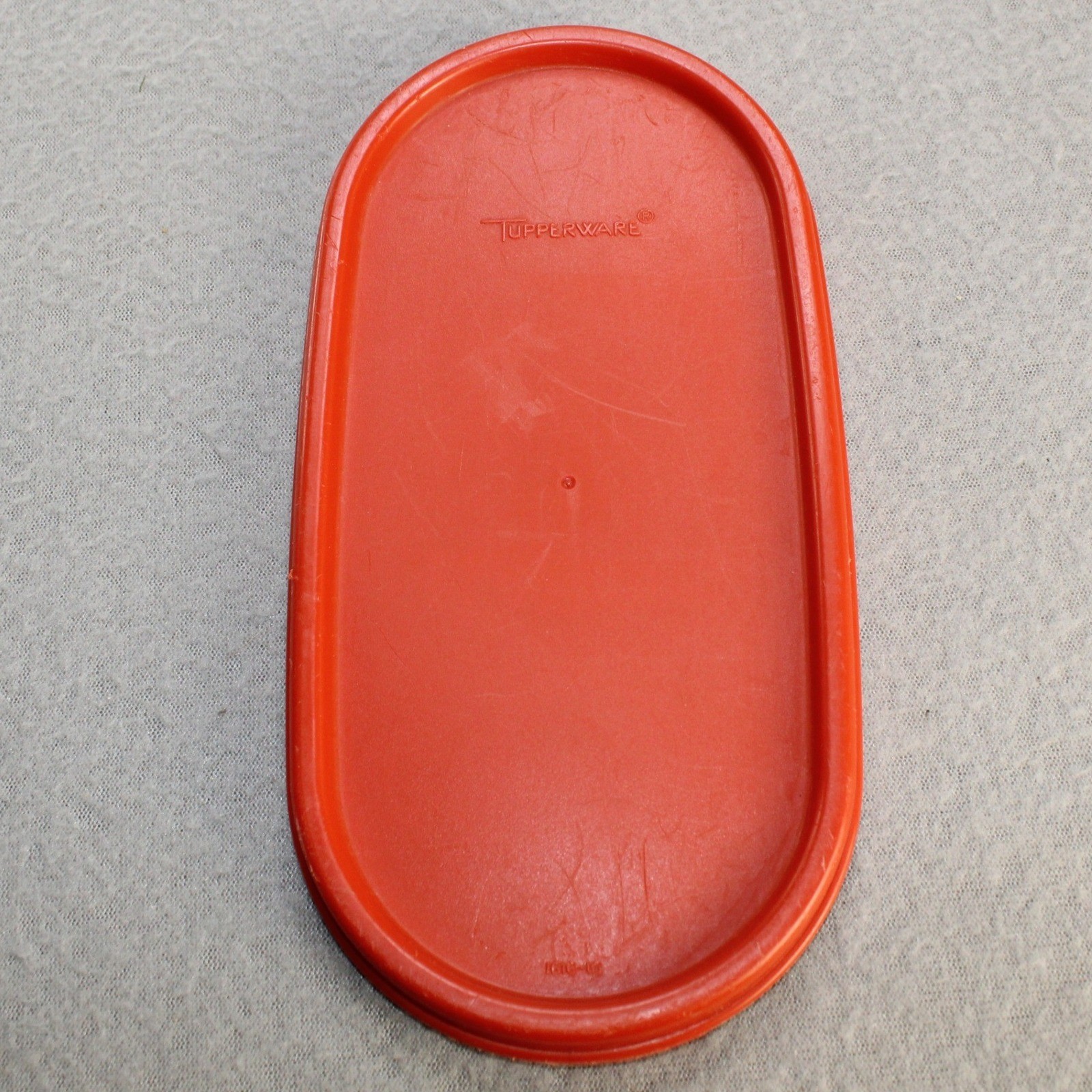 Tupperware Modular Mate Oval 5 Container Red Lid 12.25 Cup Good Vintage Storage