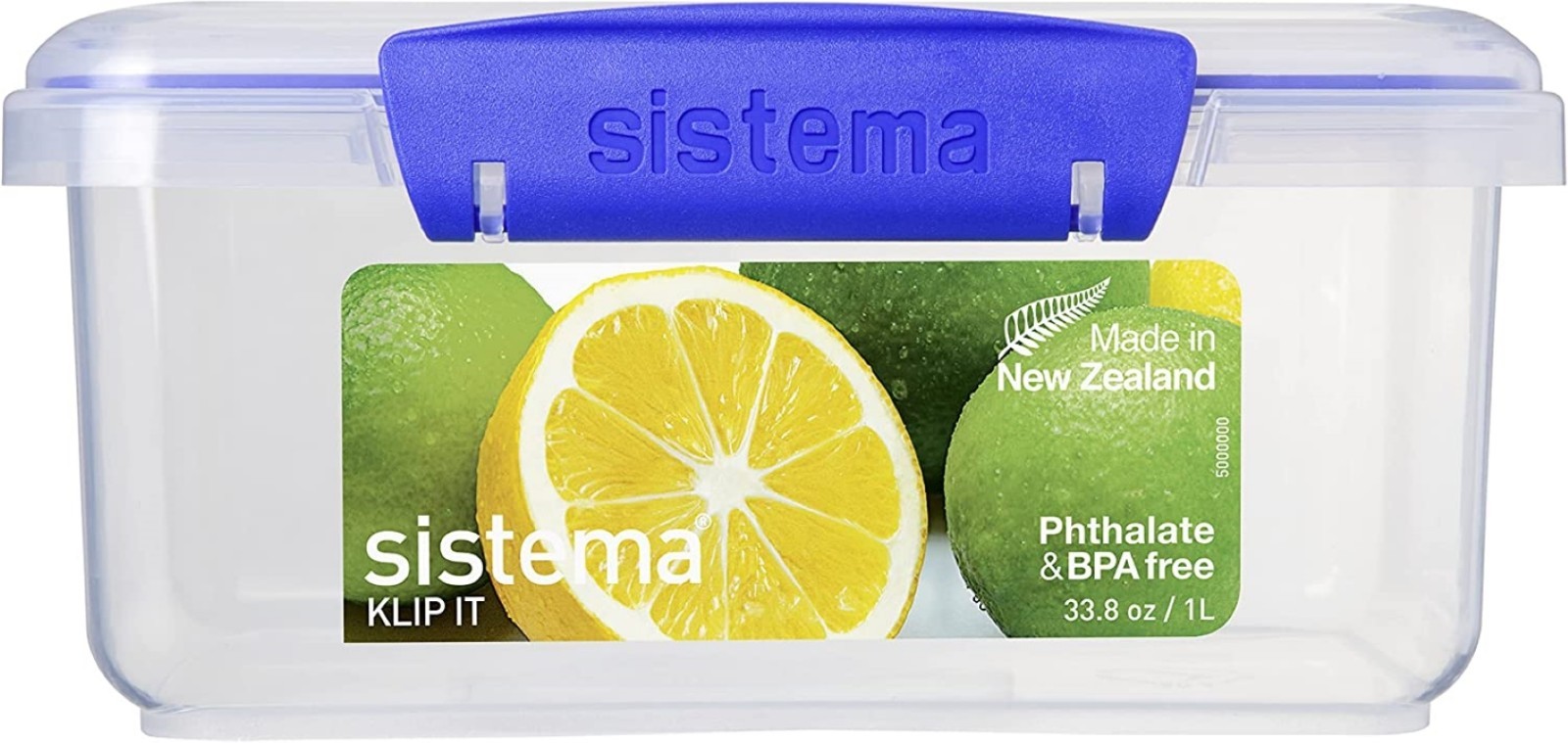 Sistema Klip It Clear Rectangle Leak Proof Food Storage Container BPA Free Box