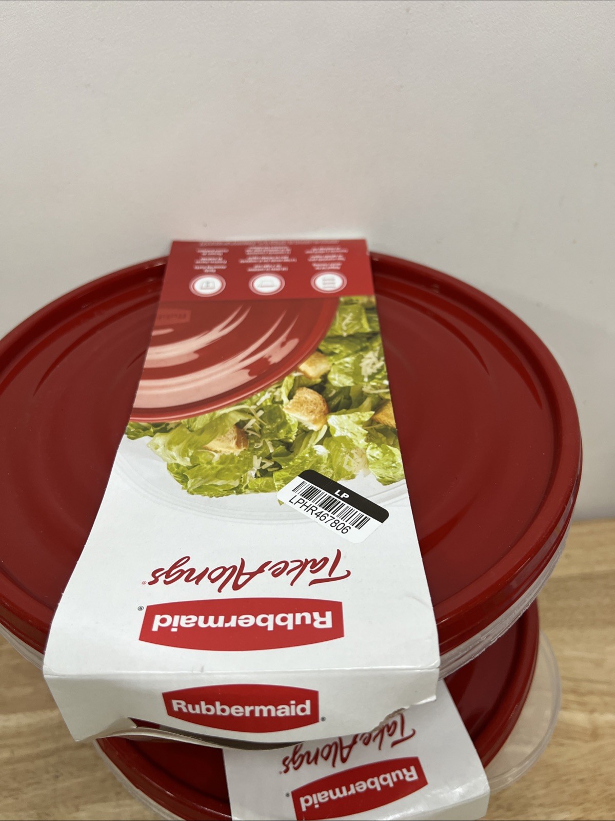 4 Rubbermaid TakeAlongs 15.7 Cup SERVING BOWLS plastic Storage Container w/ Lids